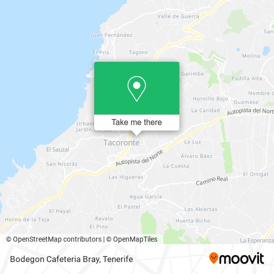 mapa Bodegon Cafeteria Bray