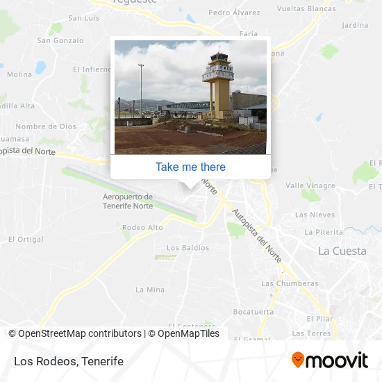 Los Rodeos map