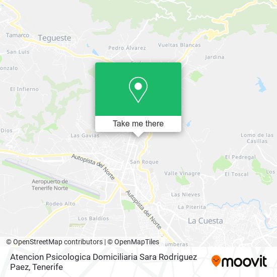 Atencion Psicologica Domiciliaria Sara Rodriguez Paez map