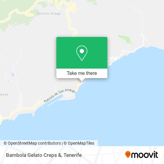 mapa Bambola Gelato Creps &
