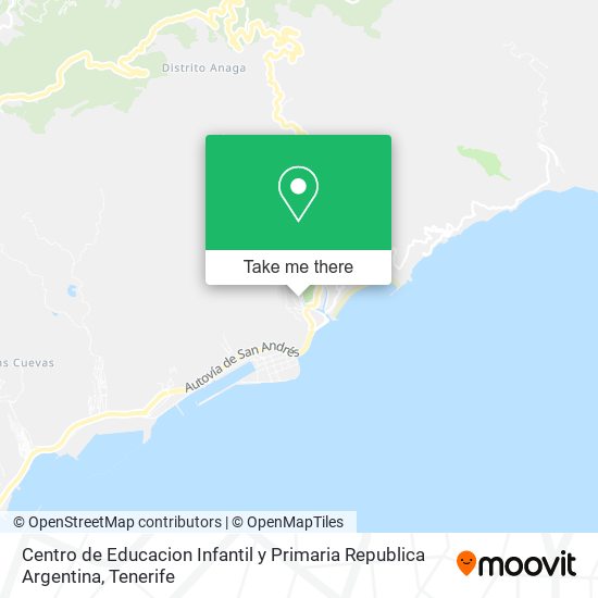 mapa Centro de Educacion Infantil y Primaria Republica Argentina