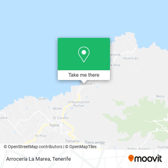 Arrocería La Marea map