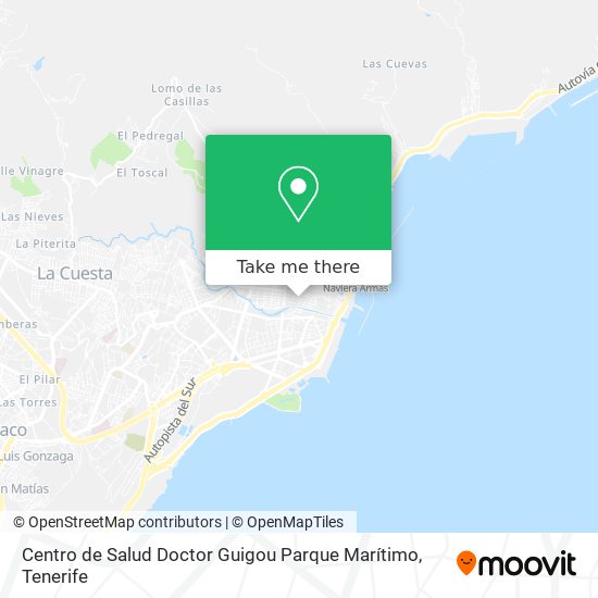 Centro de Salud Doctor Guigou Parque Marítimo map