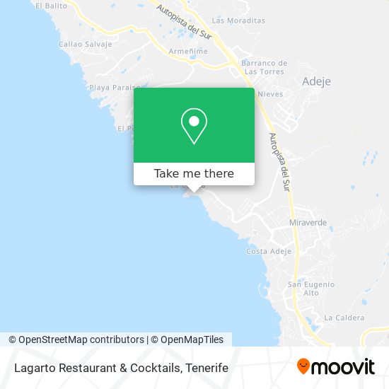 Lagarto Restaurant & Cocktails map