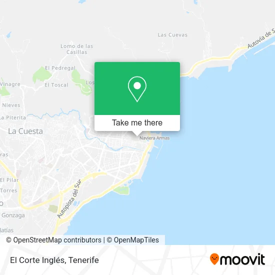 El Corte Inglés map