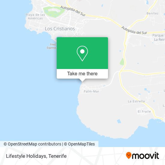 Lifestyle Holidays map