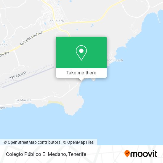 Colegio Público El Medano map