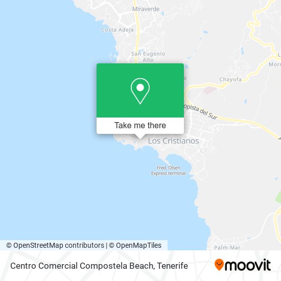 Centro Comercial Compostela Beach map