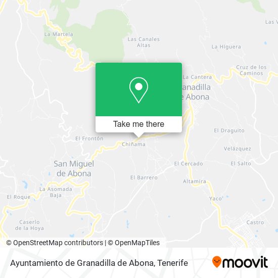 Ayuntamiento de Granadilla de Abona map