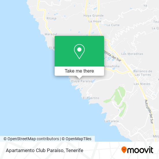 Apartamento Club Paraíso map