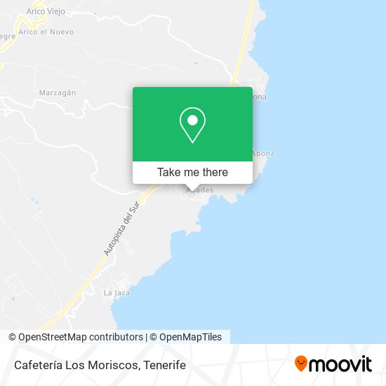 Cafetería Los Moriscos map