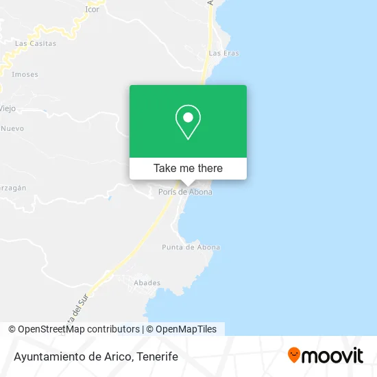 Ayuntamiento de Arico map