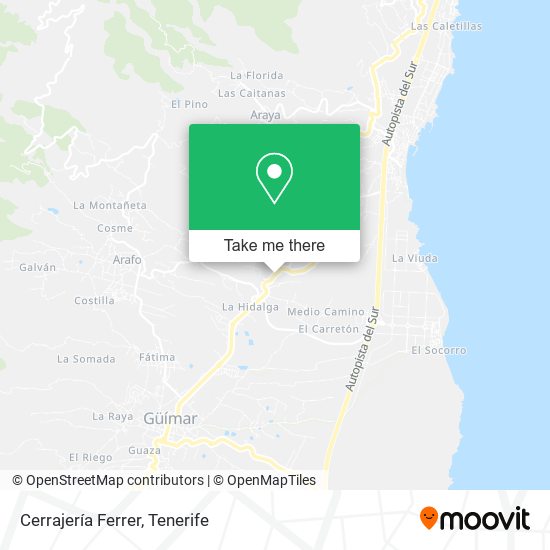 Cerrajería Ferrer map