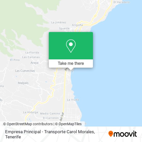 Empresa Principal - Transporte Carol Morales map
