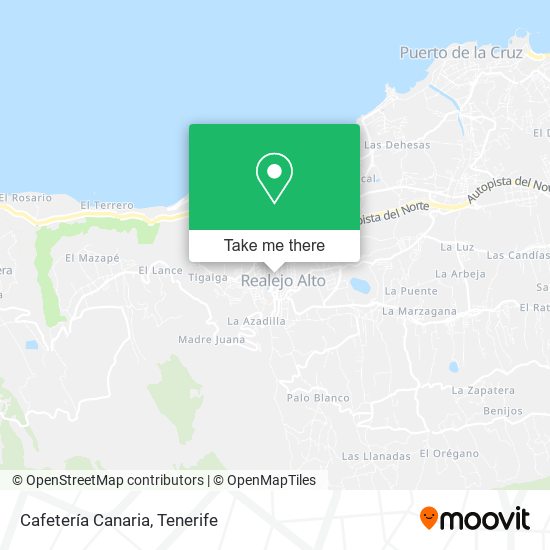 Cafetería Canaria map