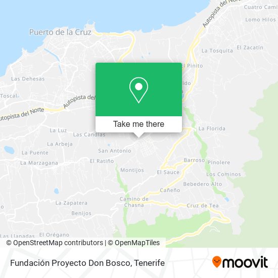 Fundación Proyecto Don Bosco map