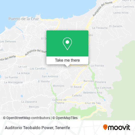 Auditorio Teobaldo Power map