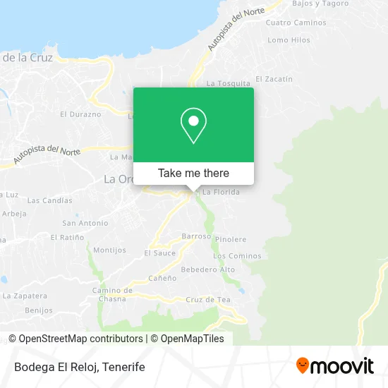 Bodega El Reloj map