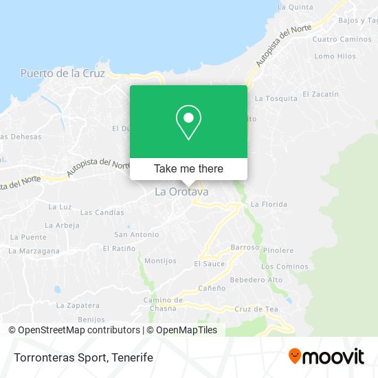 Torronteras Sport map