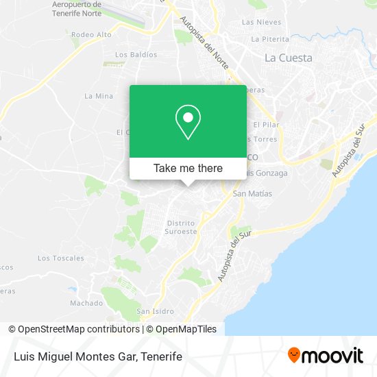 Luis Miguel Montes Gar map