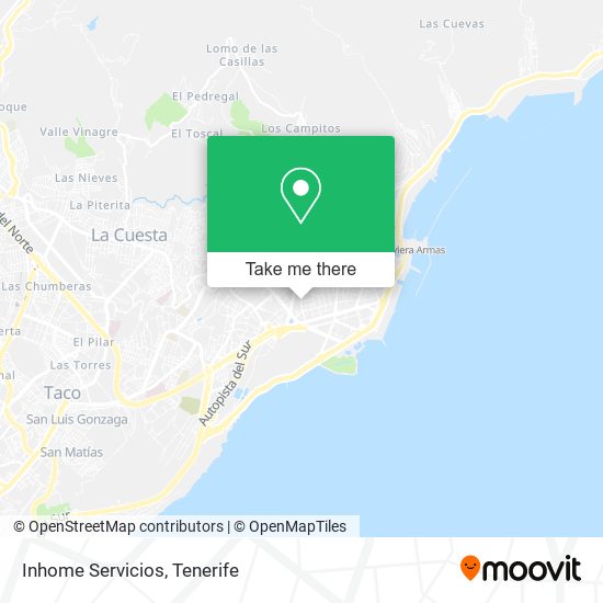 mapa Inhome Servicios