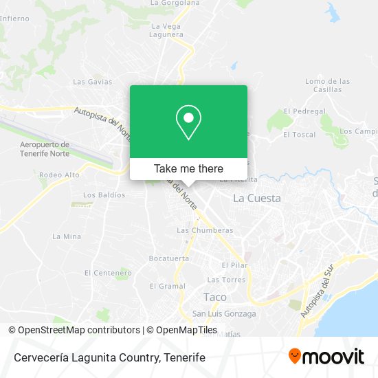 Cervecería Lagunita Country map