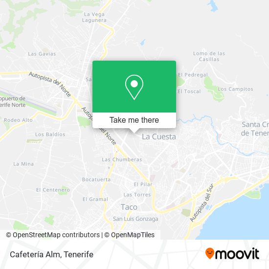 Cafetería Alm map