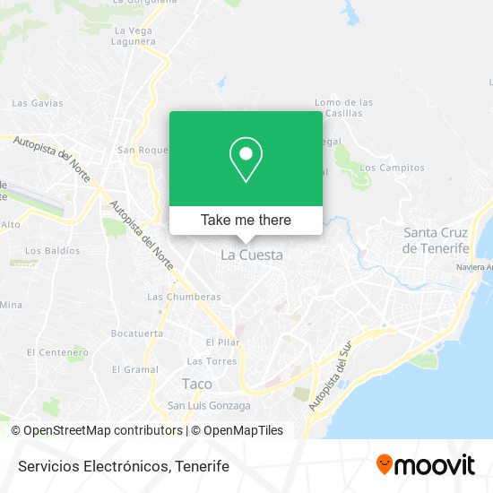 Servicios Electrónicos map