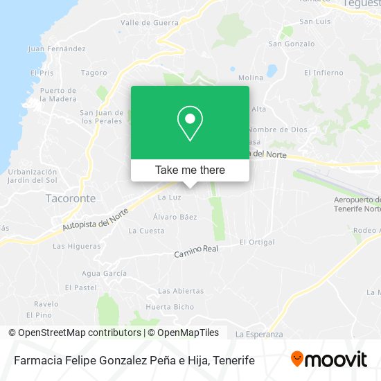 Farmacia Felipe Gonzalez Peña e Hija map