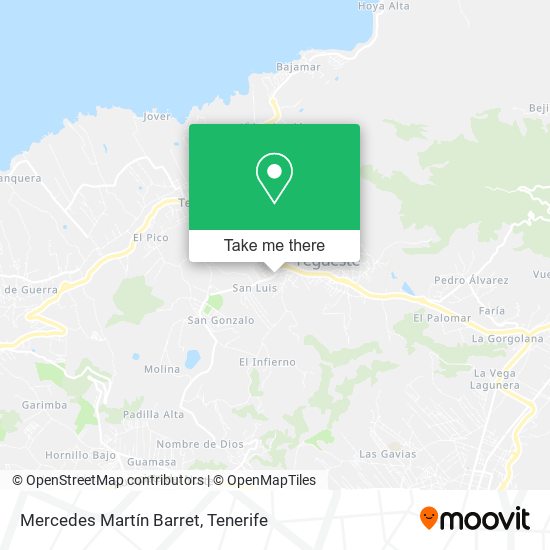 Mercedes Martín Barret map