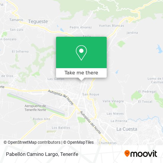 Pabellón Camino Largo map