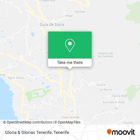 mapa Gloria & Glorias Tenerife