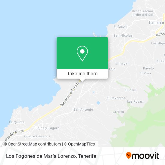Los Fogones de María Lorenzo map