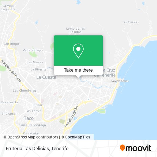 Frutería Las Delicias map