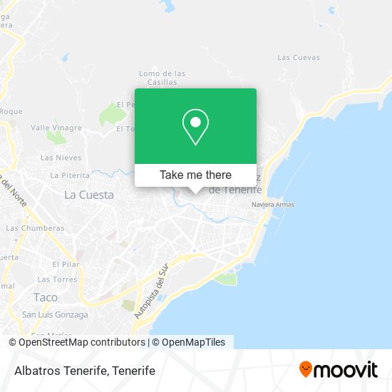 Albatros Tenerife map