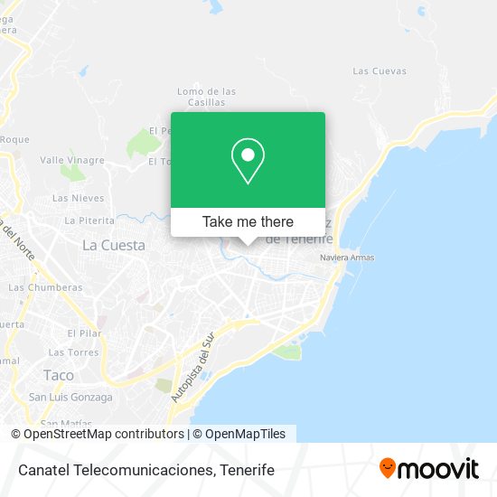 Canatel Telecomunicaciones map