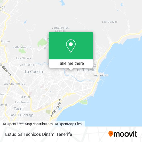 Estudios Tecnicos Dinam map