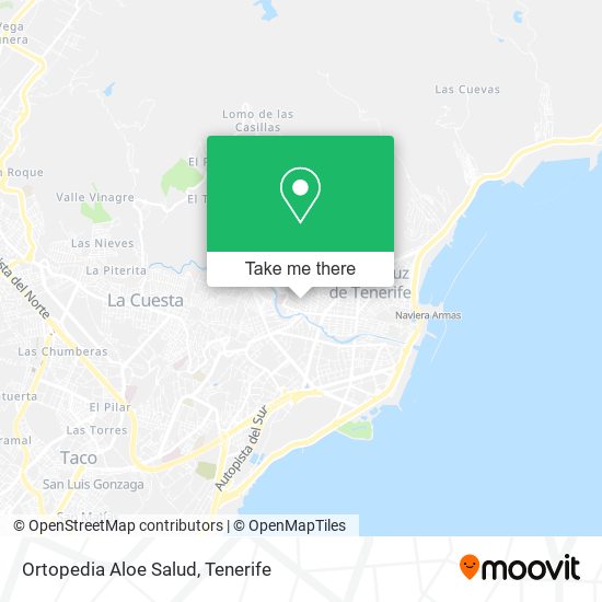 Ortopedia Aloe Salud map