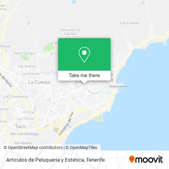 Artículos de Peluqueria y Estética map