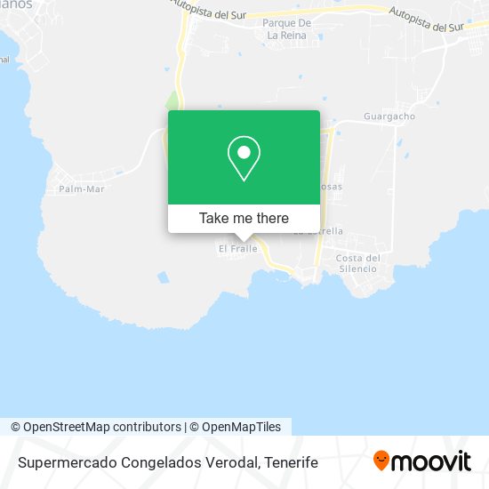 Supermercado Congelados Verodal map