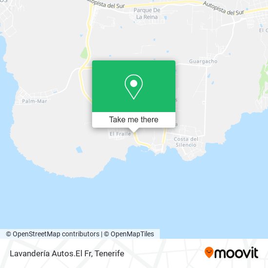 Lavandería Autos.El Fr map