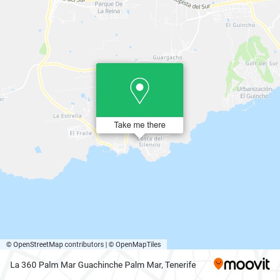 La 360 Palm Mar Guachinche Palm Mar map