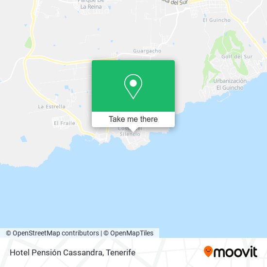 Hotel Pensión Cassandra map