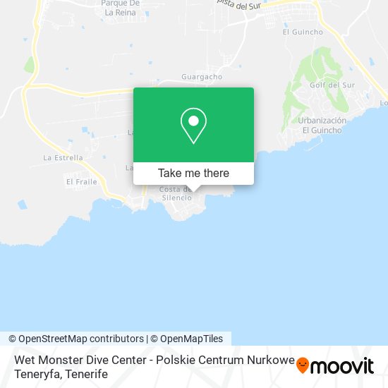 Wet Monster Dive Center - Polskie Centrum Nurkowe Teneryfa map