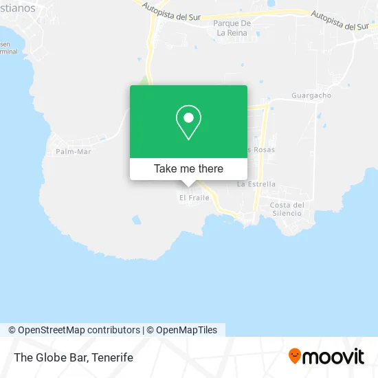 The Globe Bar map