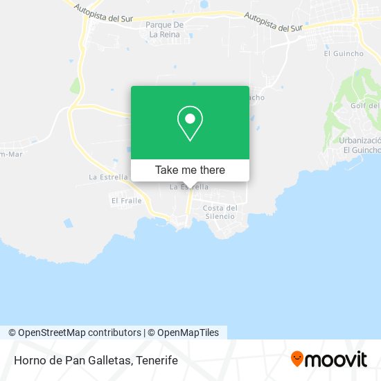 Horno de Pan Galletas map