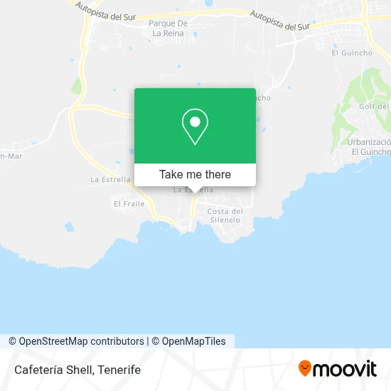 Cafetería Shell map