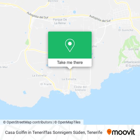 Casa Golfin in Teneriffas Sonnigem Süden map