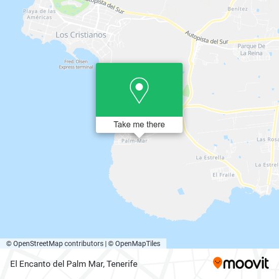 El Encanto del Palm Mar map