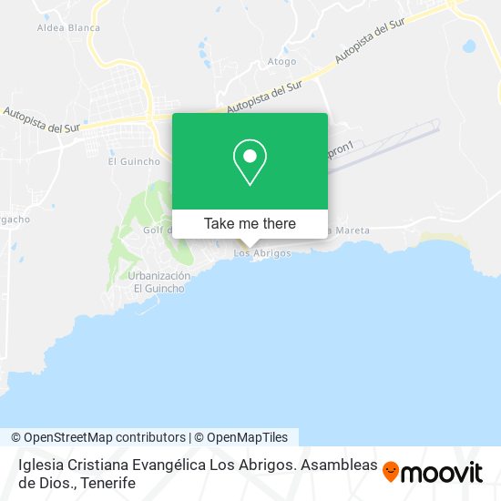Iglesia Cristiana Evangélica Los Abrigos. Asambleas de Dios. map